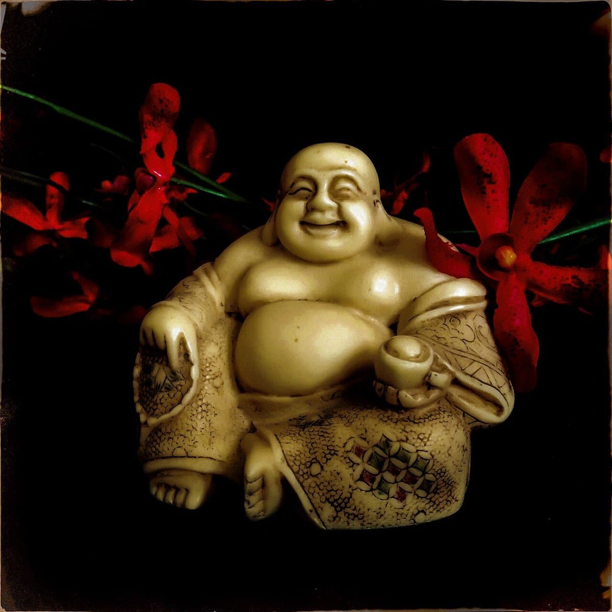 Happy Man Laughing Statue