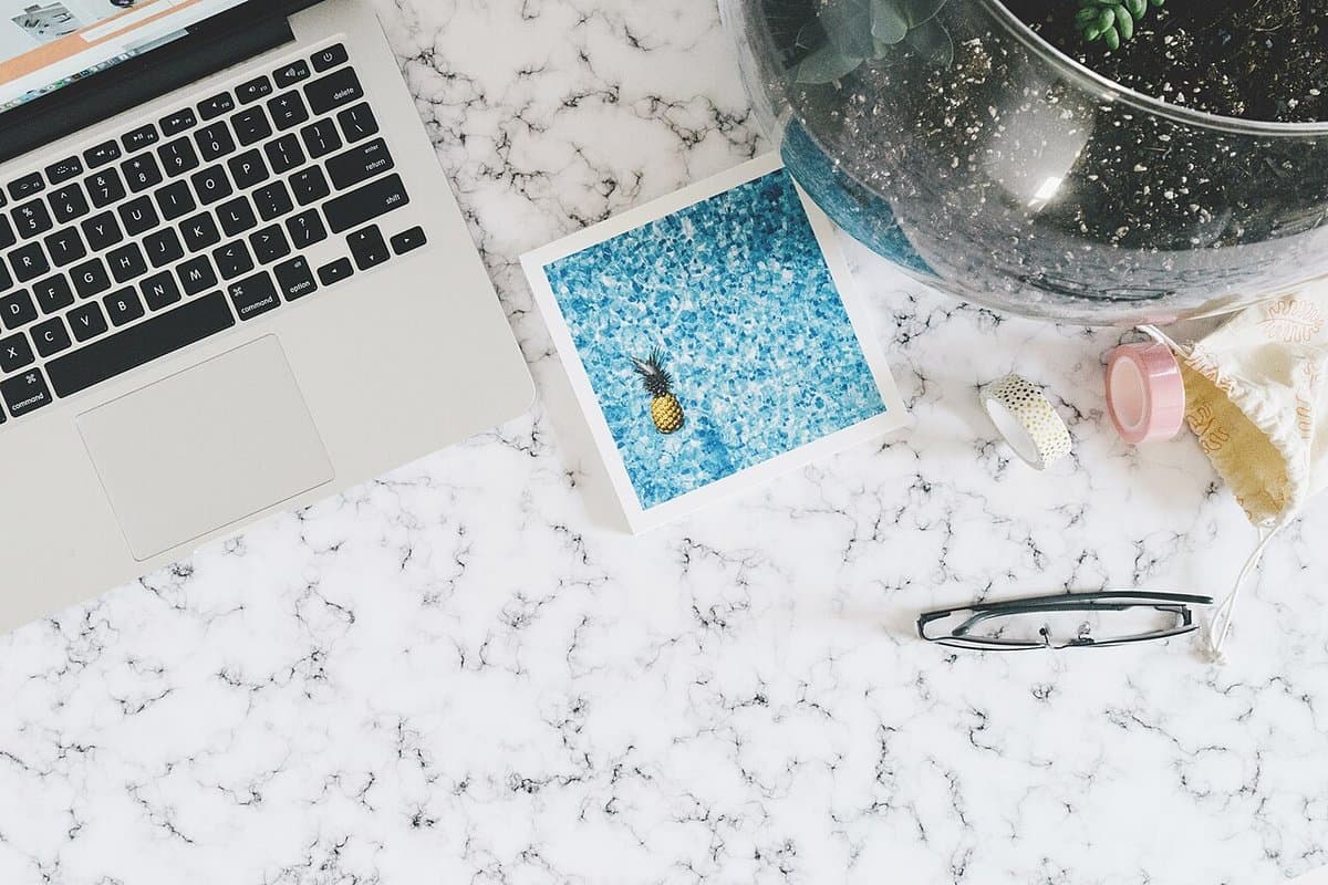 Marble Desk Pen Holder
