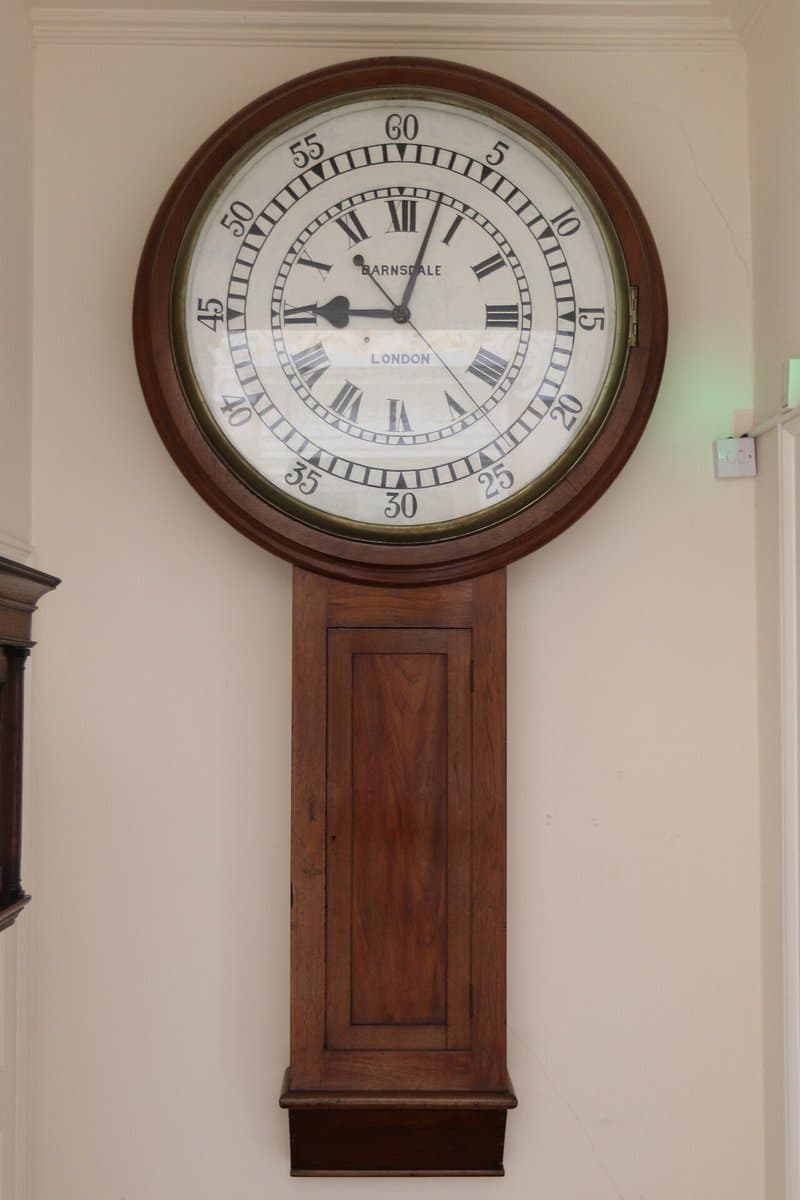 Roman Numeral Wooden Wall Clock